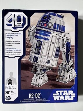 4D Star Wars R2-D2 Puzzle Model Kit - Brand New Sealed Condition